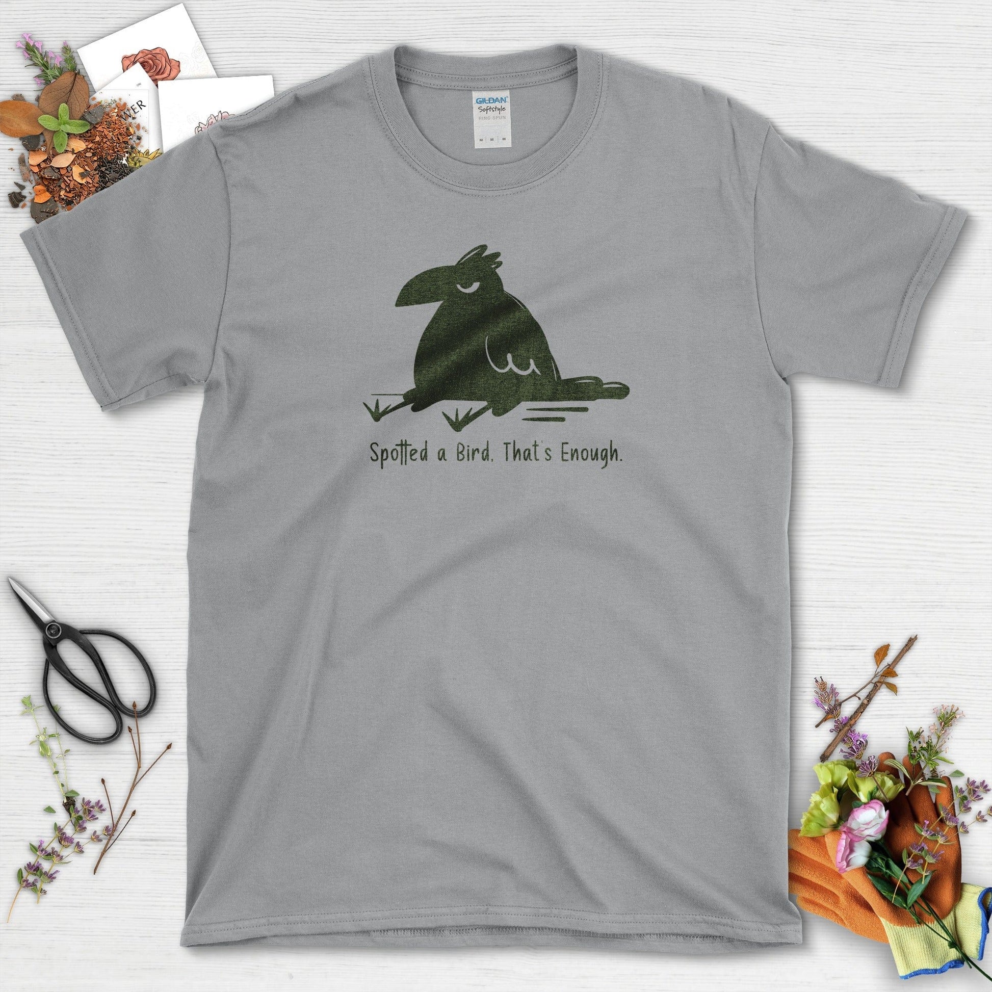 Spotted Bird, That's Enough T-Shirt T-Shirts / S / Sport Grey Physical Item