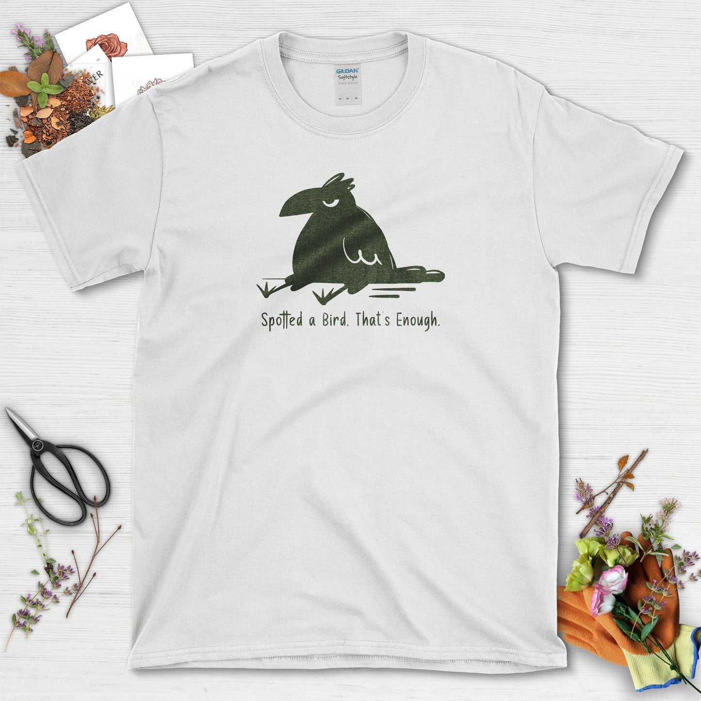 Spotted Bird, That's Enough T-Shirt T-Shirts / S / White Physical Item