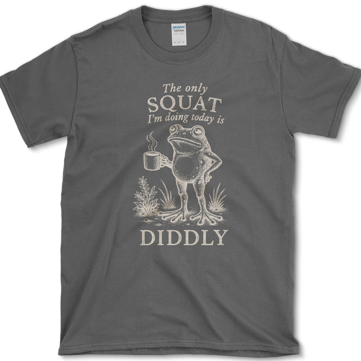Squat Diddly T-Shirt S / Dark Heather Essential Tees