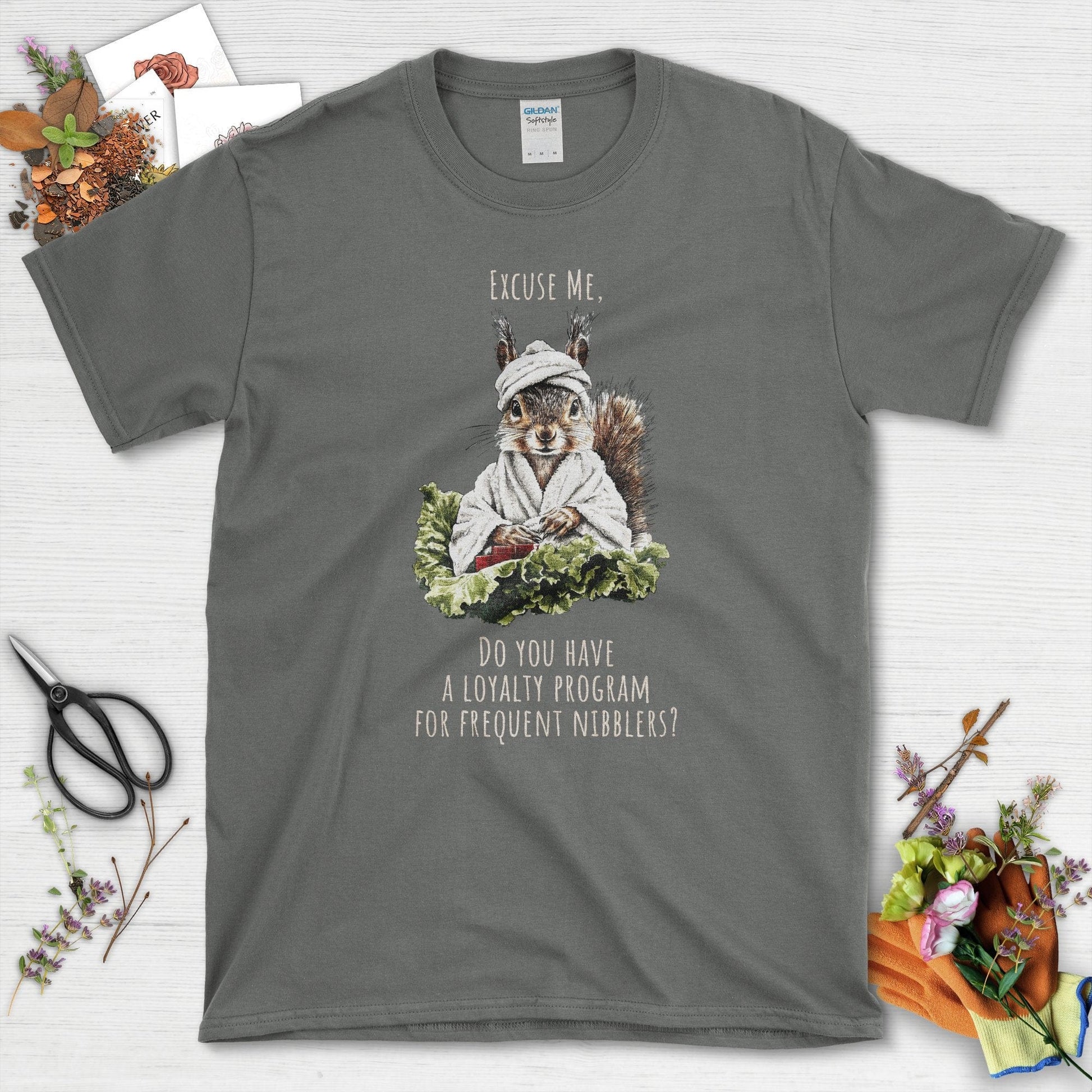 Squirrel Loyalty Program T-Shirt Charcoal / S T-Shirt