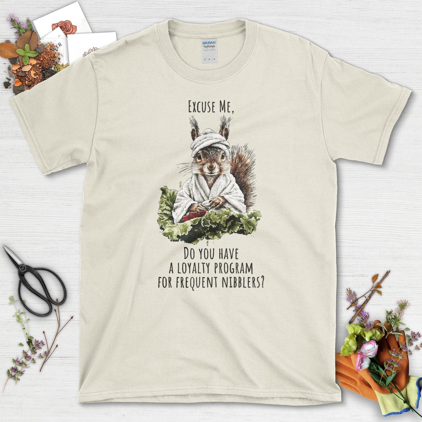 Squirrel Loyalty Program T-Shirt Natural / S T-Shirt