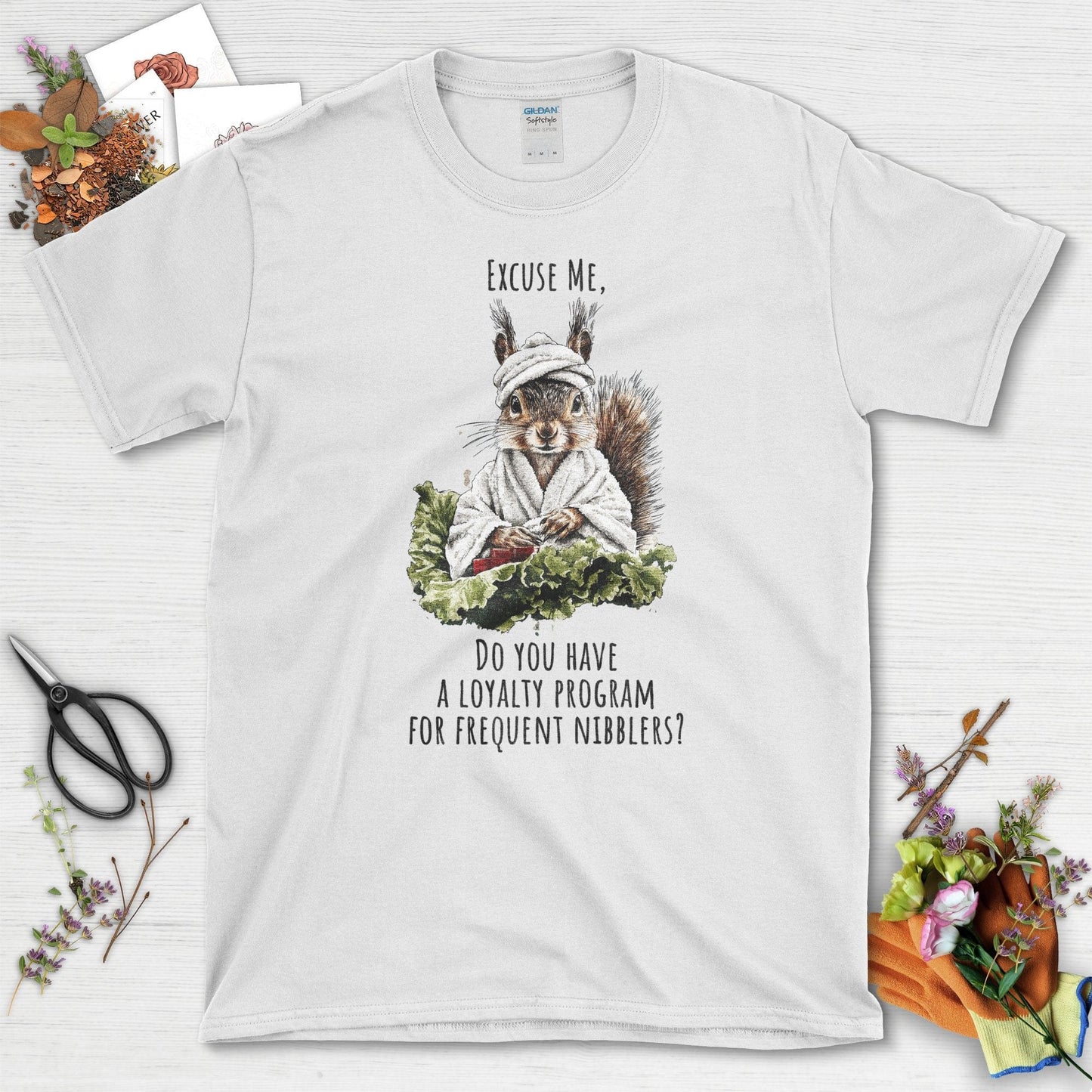 Squirrel Loyalty Program T-Shirt White / S T-Shirt