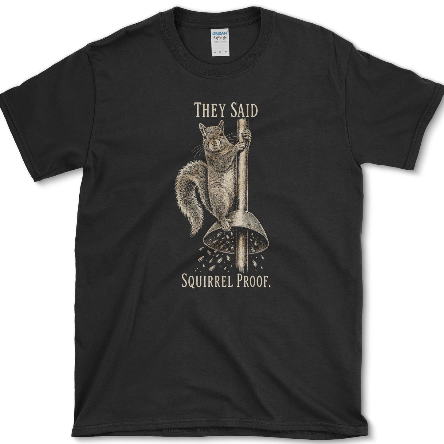 Squirrel Proof T-Shirt Black / S Essential Tees