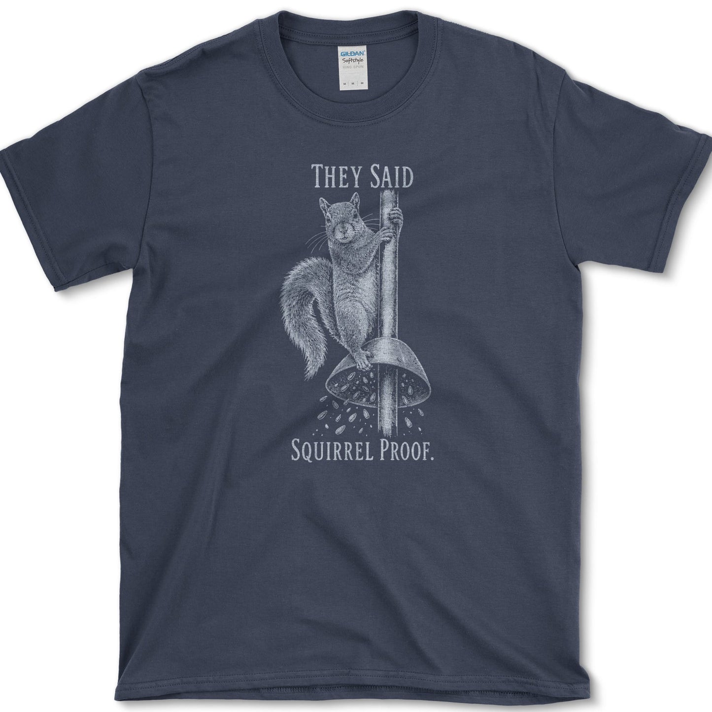 Squirrel Proof T-Shirt Navy / S Essential Tees