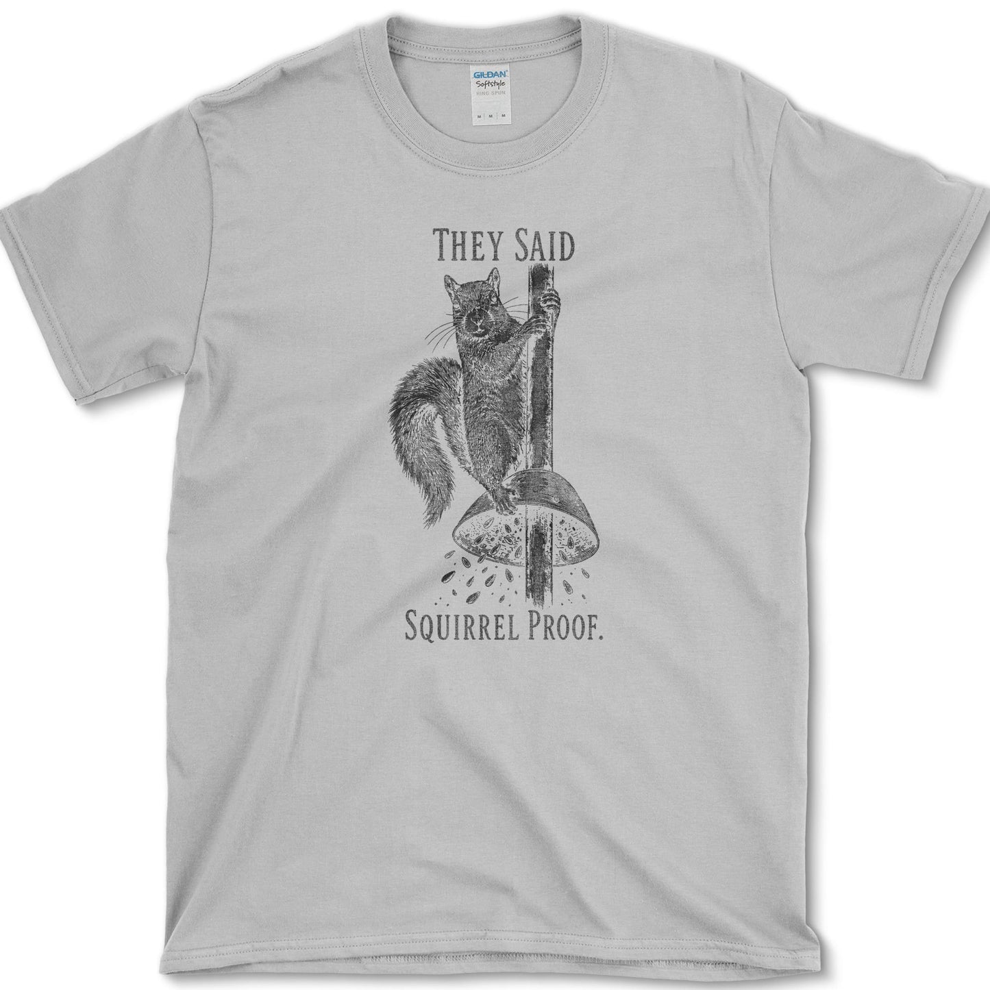 Squirrel Proof T-Shirt Sport Grey / S Essential Tees