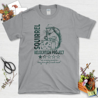 Squirrel Relocation Project T-Shirt Sport Grey / S T-Shirt