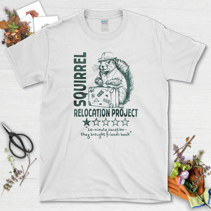 Squirrel Relocation Project T-Shirt White / S T-Shirt