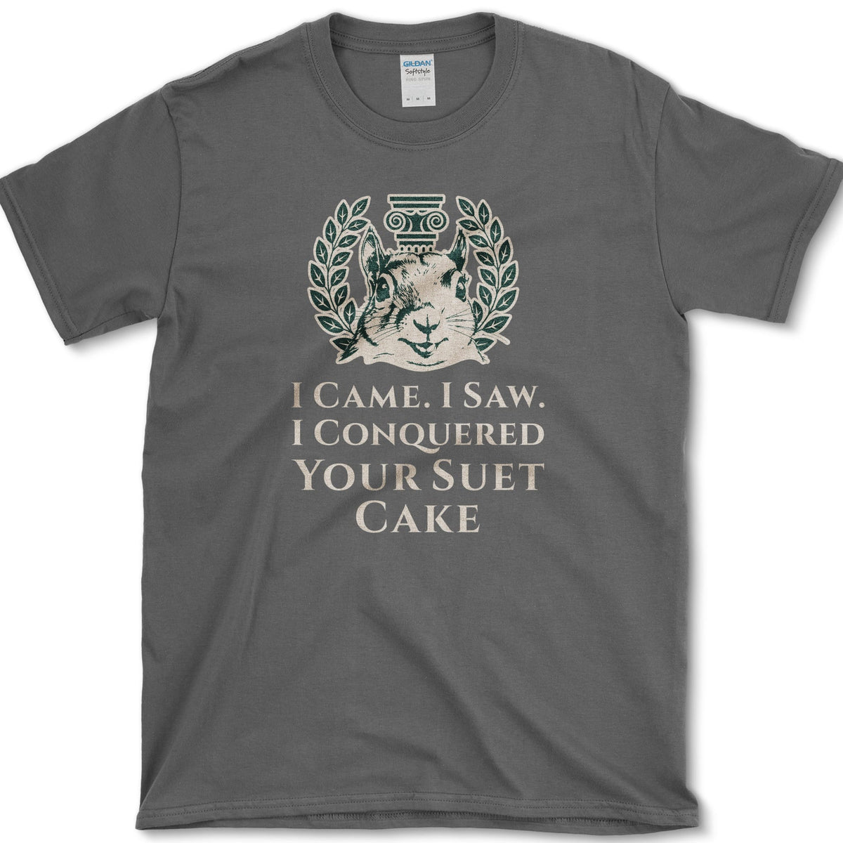 Squirrel Suet Cake T-Shirt Dark Heather / S Essential Tees