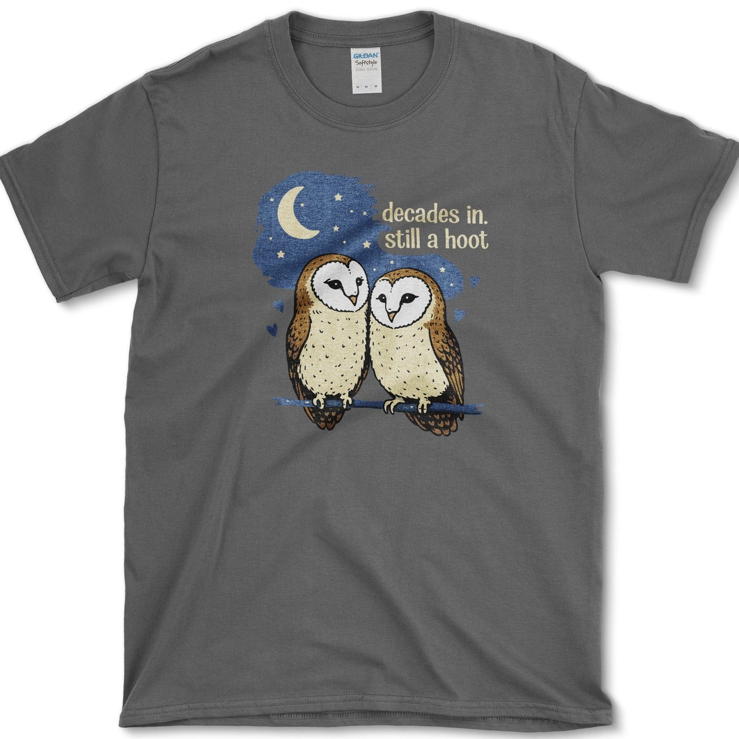 Still A Hoot T-Shirt Essential Tees / S / Dark Heather Physical Item