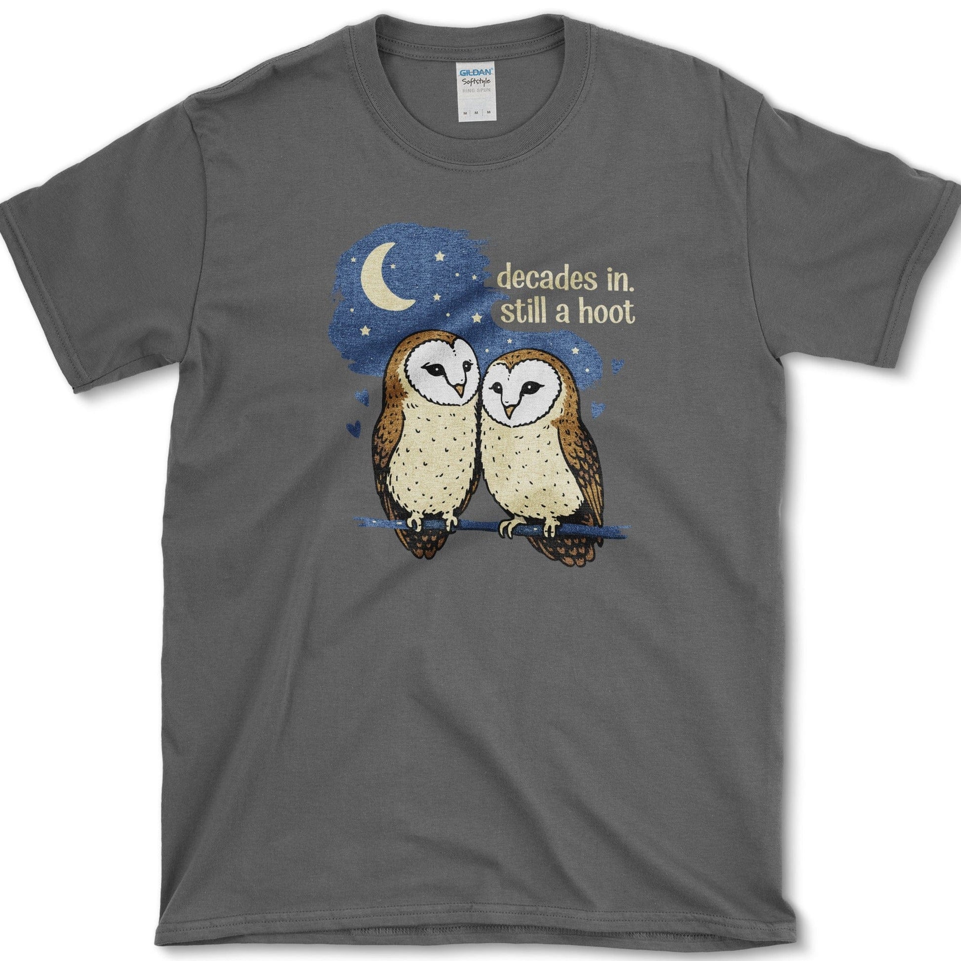 Still A Hoot T-Shirt Essential Tees / S / Dark Heather Physical Item