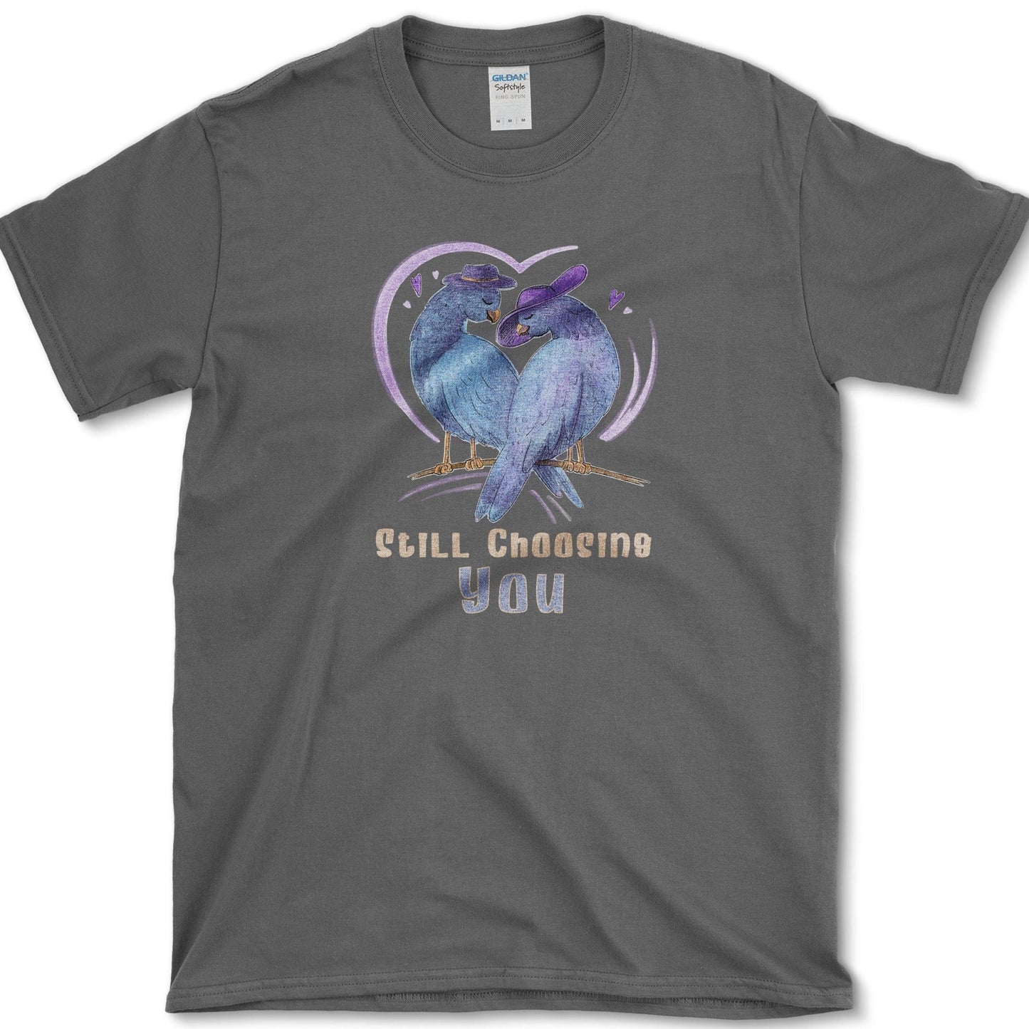 Still Choosing You T-Shirt Essential Tees / S / Dark Heather Physical Item