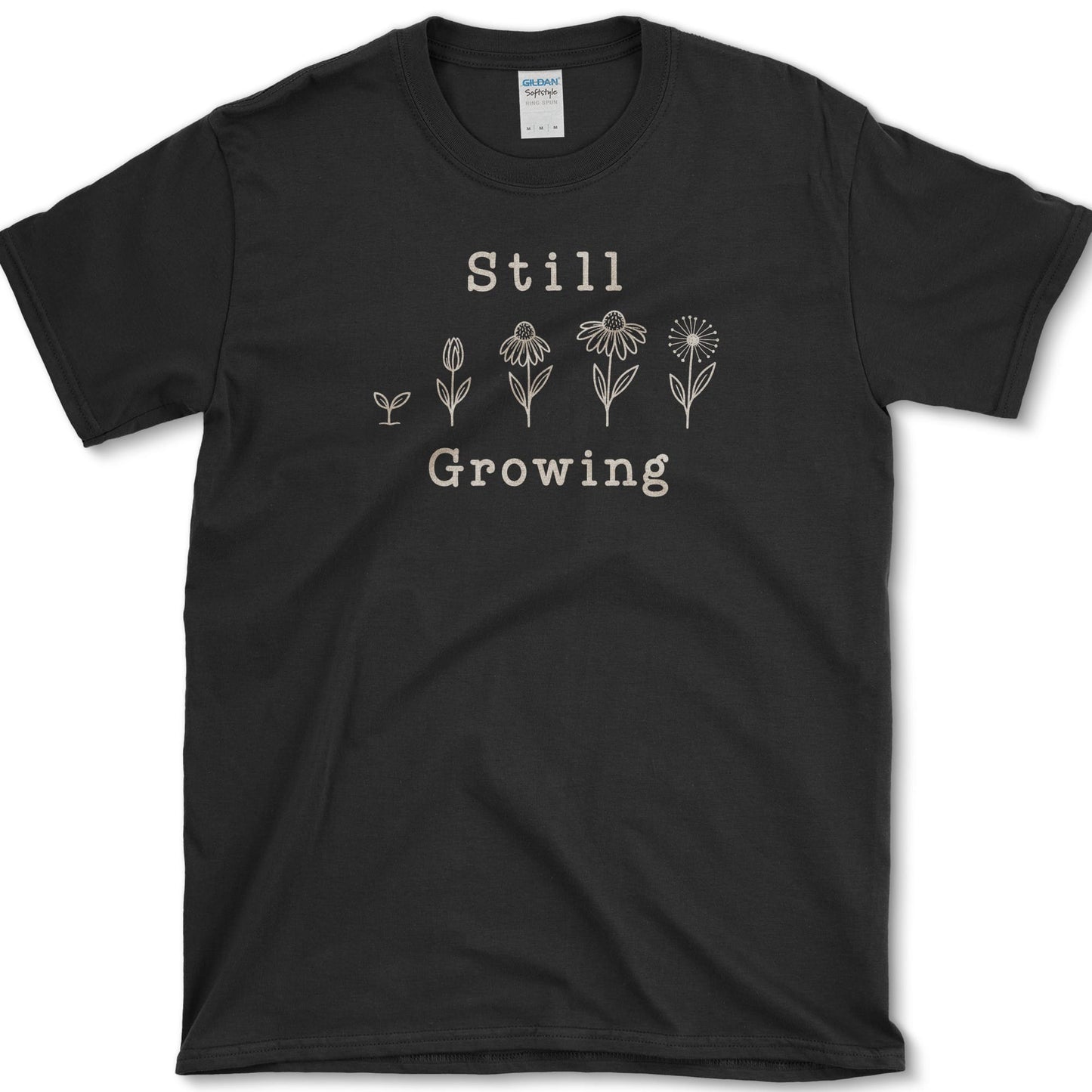 Still Growing T-Shirt S / Black Essential Tees