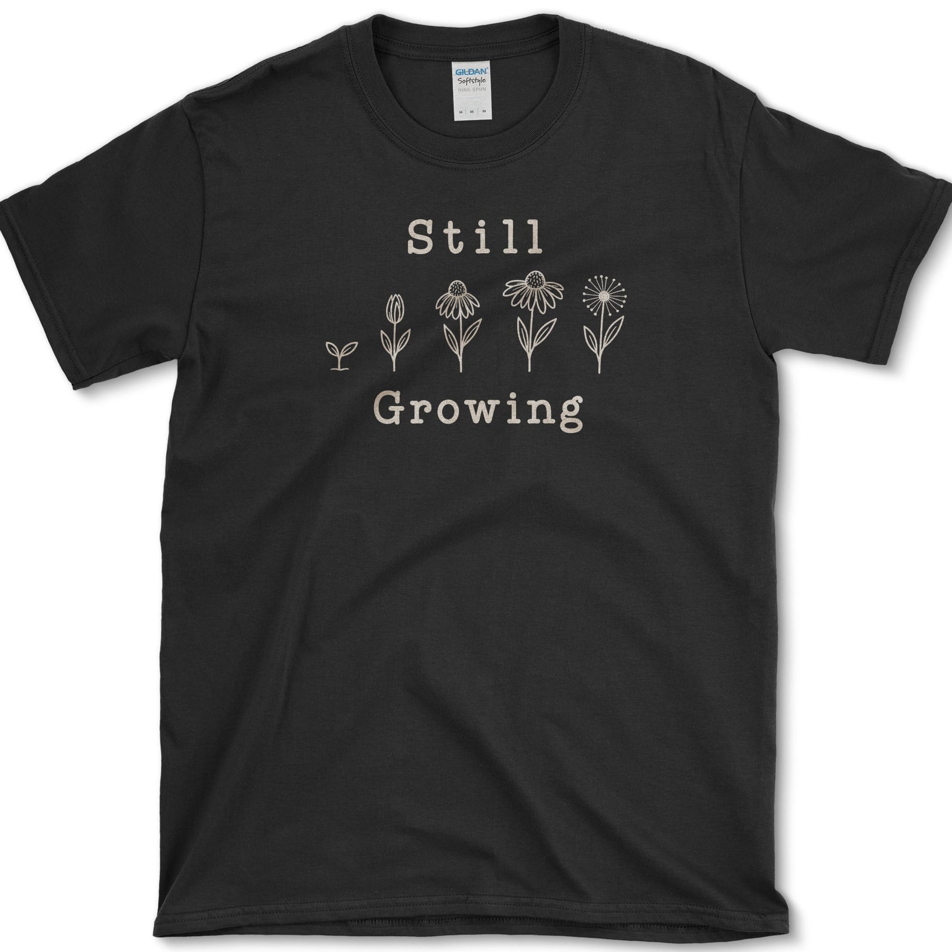 Still Growing T-Shirt S / Black Essential Tees