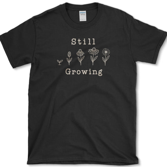Still Growing T-Shirt S / Black Essential Tees