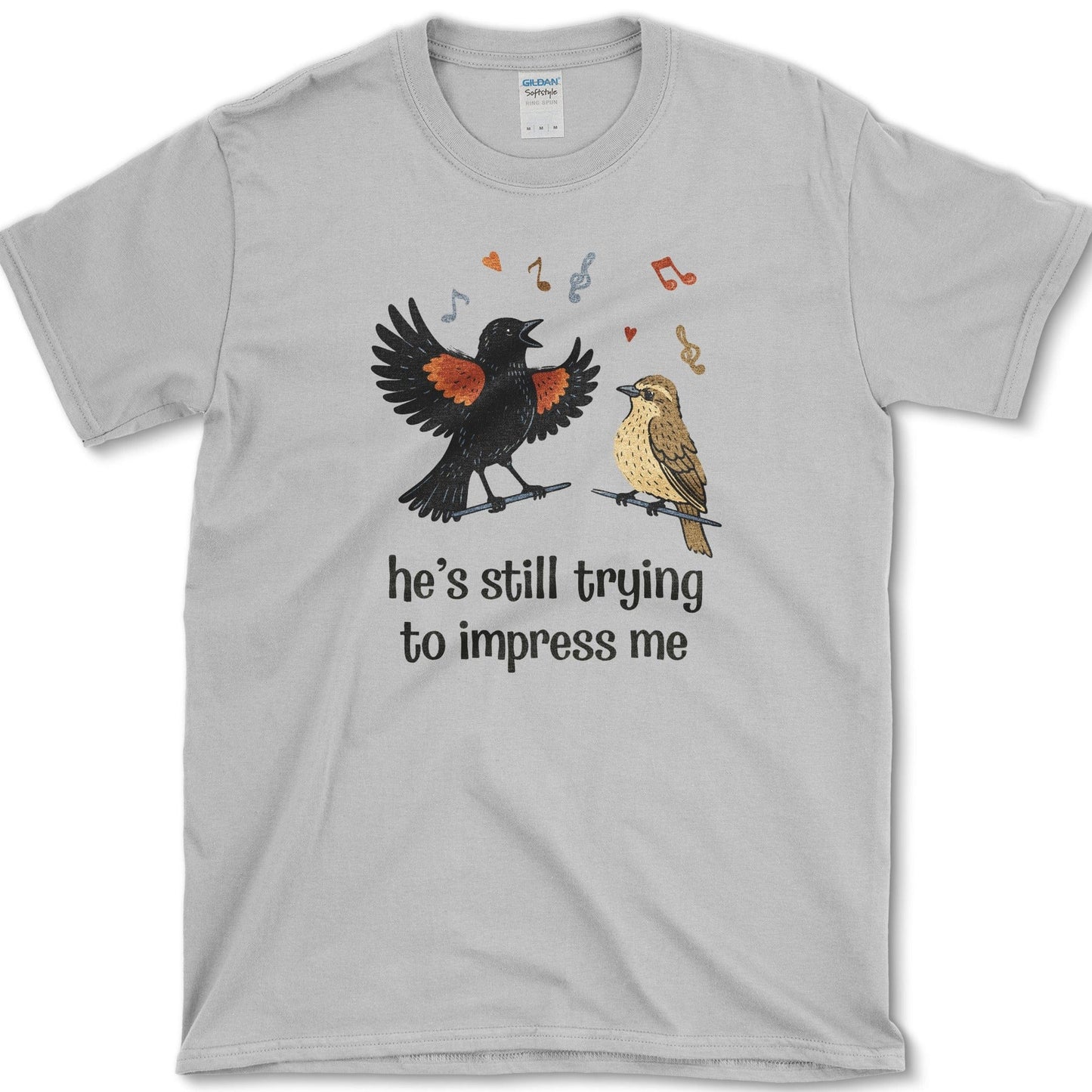 Still Trying Impress T-Shirt Essential Tees / S / Sport Grey Physical Item