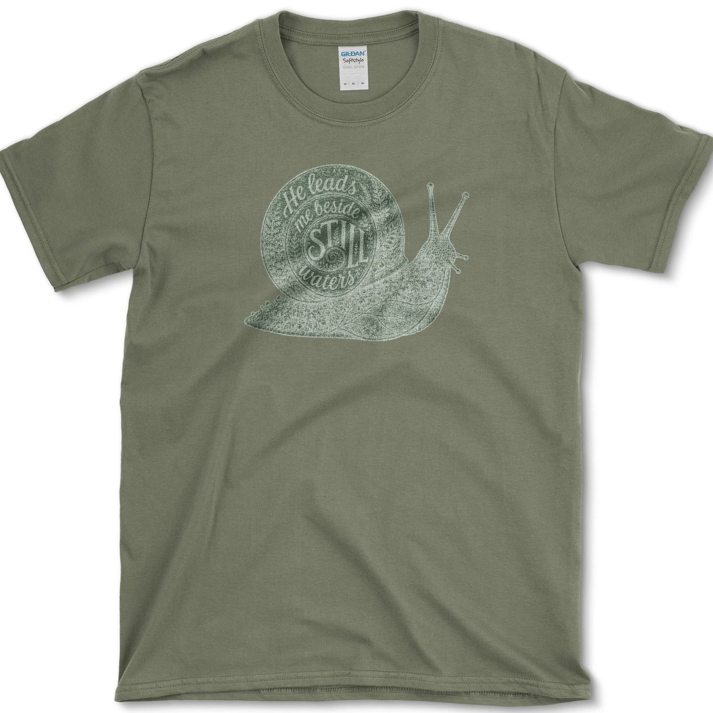 Still Waters T-Shirt S / Military Green Essential Tees