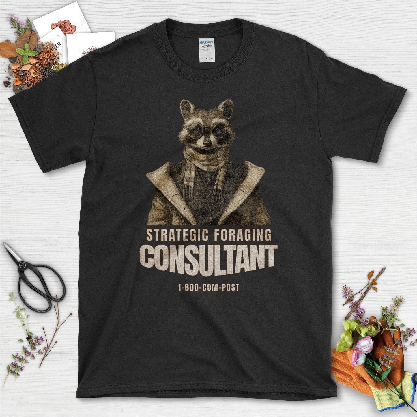 Strategic Foraging Consultant T-Shirt Black / S T-Shirt