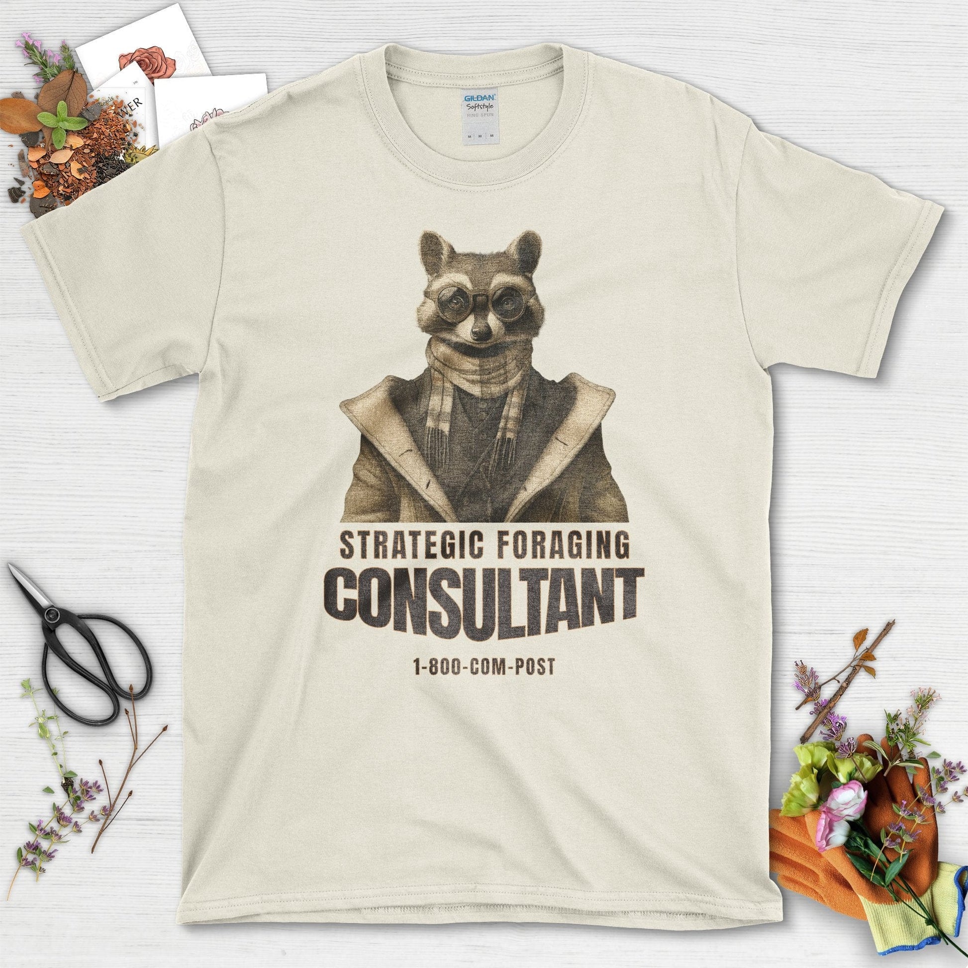 Strategic Foraging Consultant T-Shirt Natural / S T-Shirt