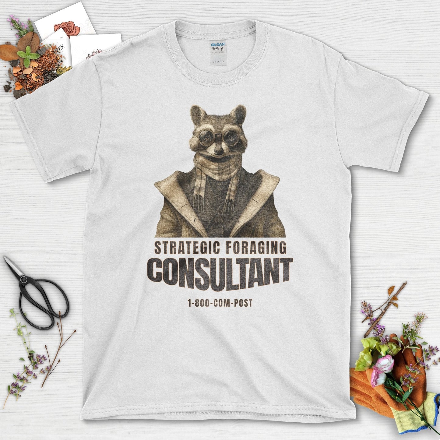 Strategic Foraging Consultant T-Shirt White / S T-Shirt