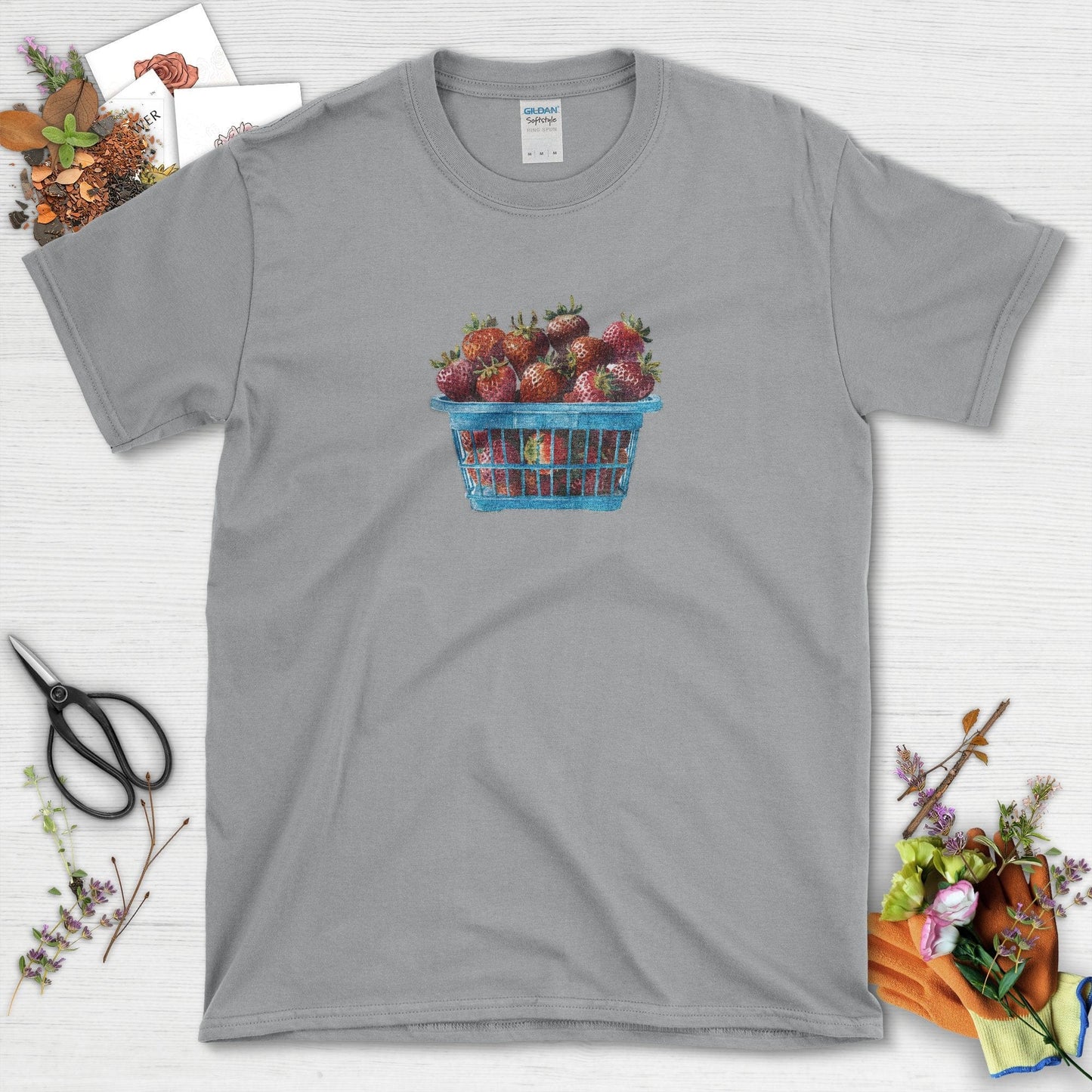 Strawberry Harvest T-Shirt Sport Grey / S T-Shirt