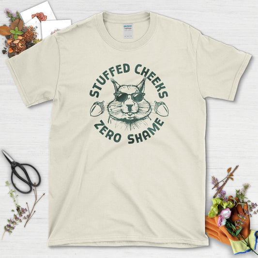 Stuffed Cheeks Zero Shame T-Shirt Natural / S T-Shirt
