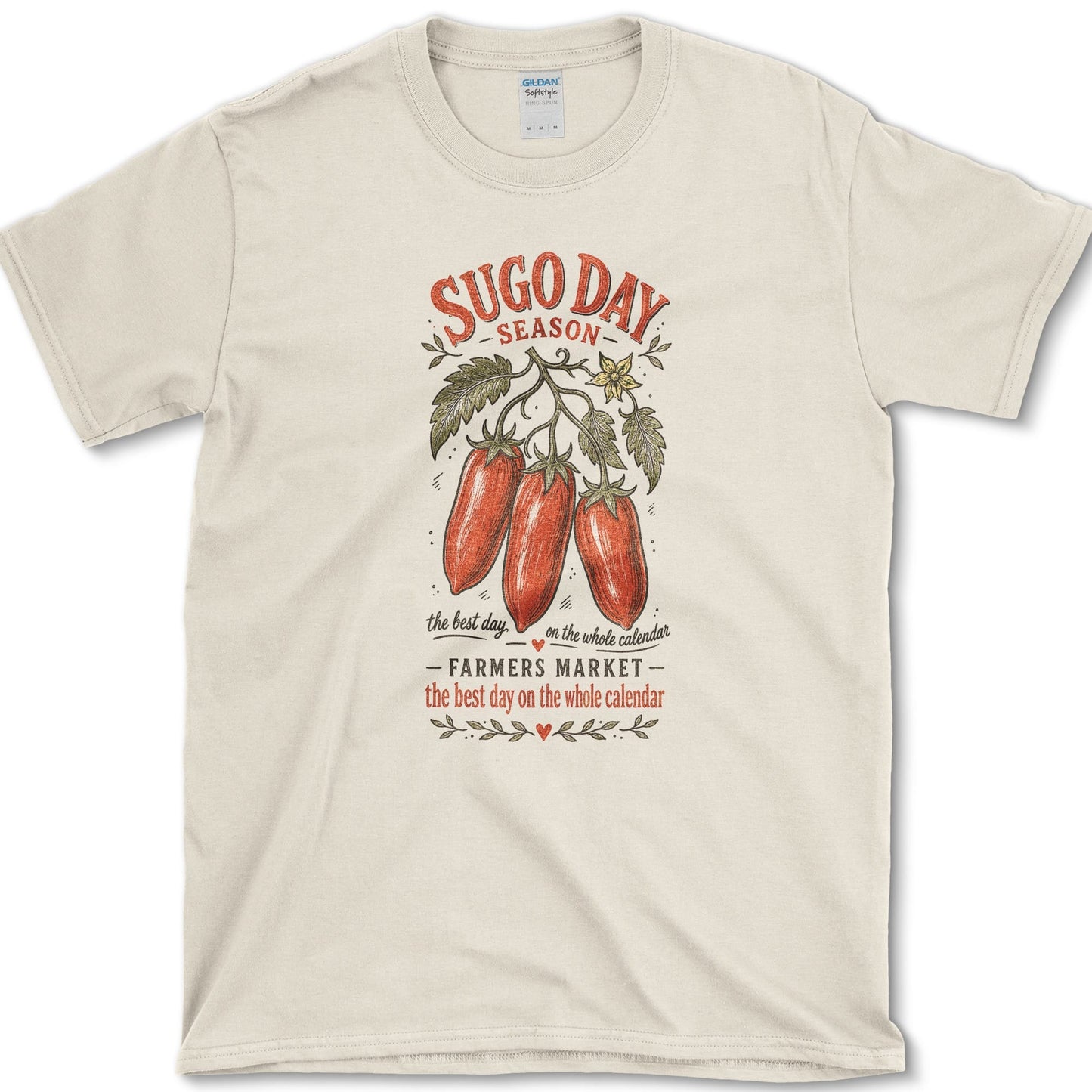 Sugo Day T-Shirt S / Natural Essential Tees
