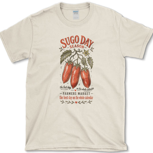 Sugo Day T-Shirt S / Natural Essential Tees