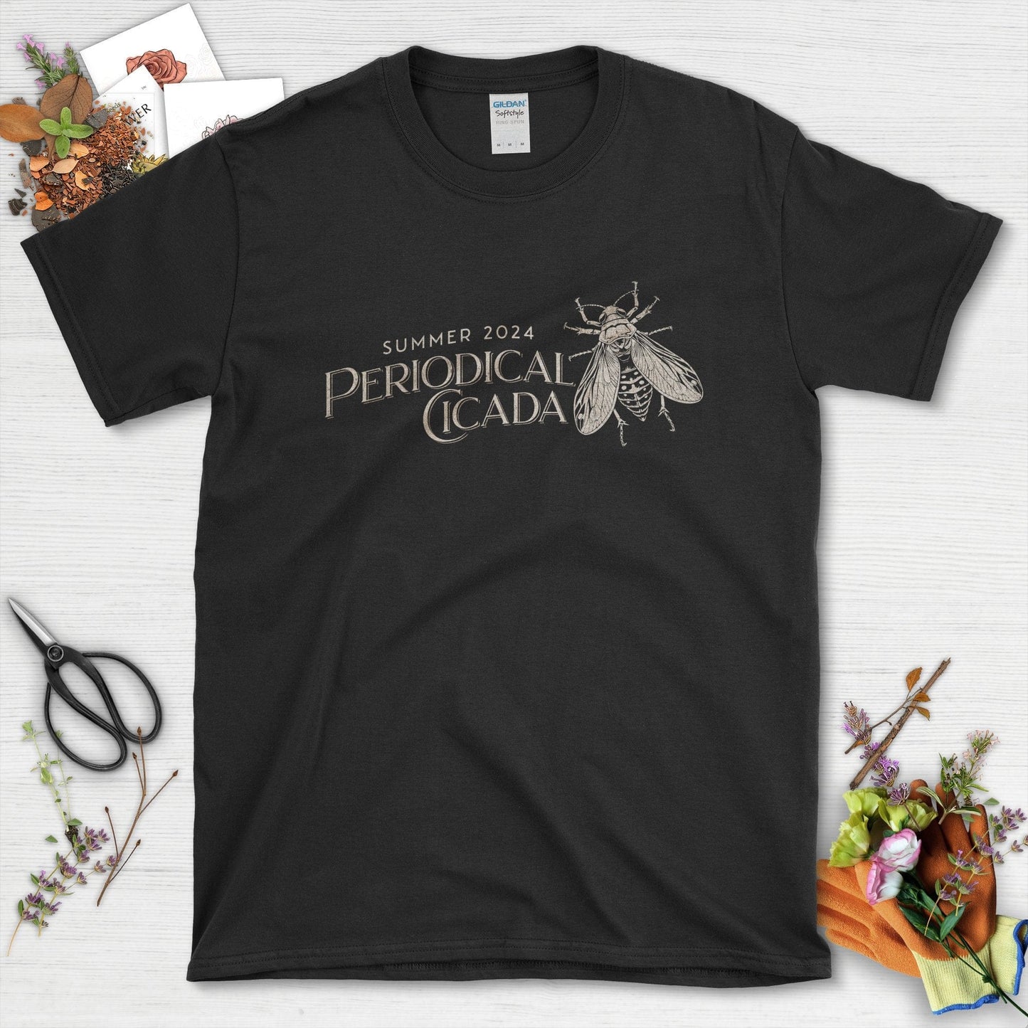 Summer 2024 Periodical Cicada Graphic T-Shirt Black / S T-Shirt