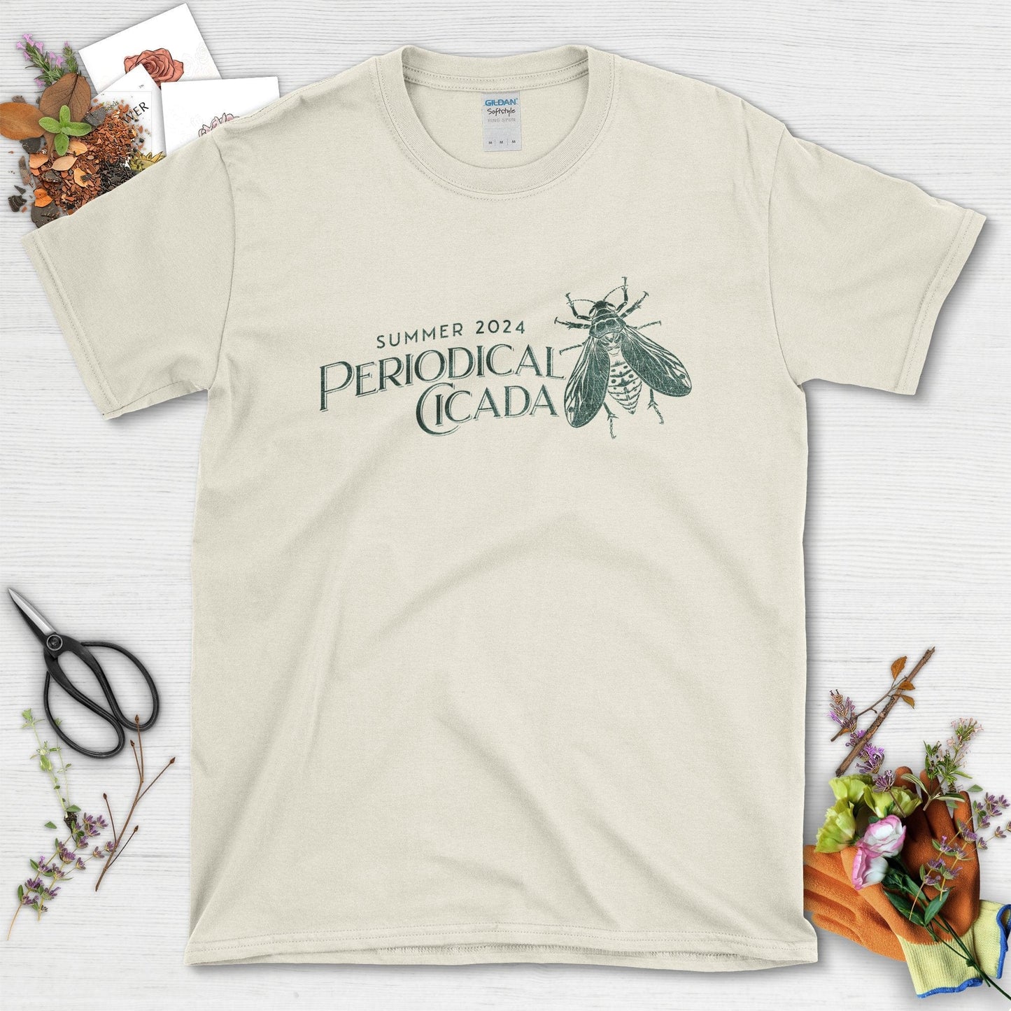 Summer 2024 Periodical Cicada Graphic T-Shirt Natural / S T-Shirt