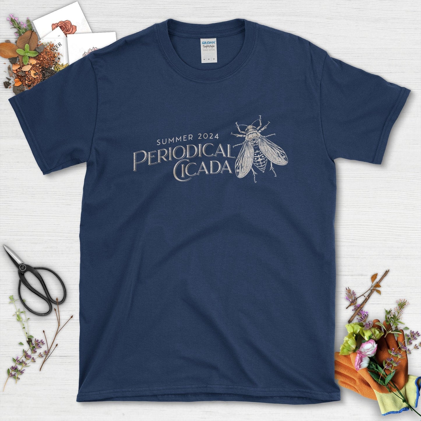 Summer 2024 Periodical Cicada Graphic T-Shirt Navy / S T-Shirt