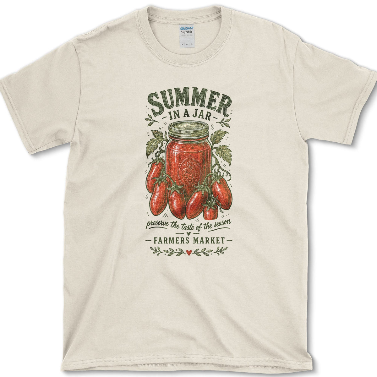 Summer In A Jar T-Shirt S / Natural Essential Tees