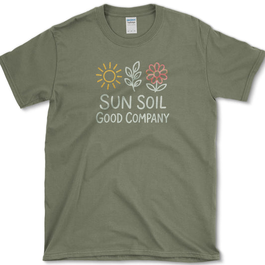 Sun Soil Company T-Shirt S / Military Green Essential Tees