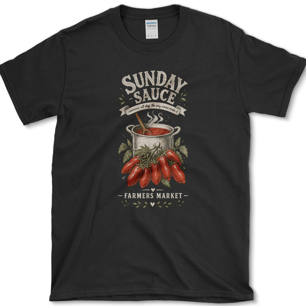 Sunday Sauce T-Shirt S / Black Essential Tees