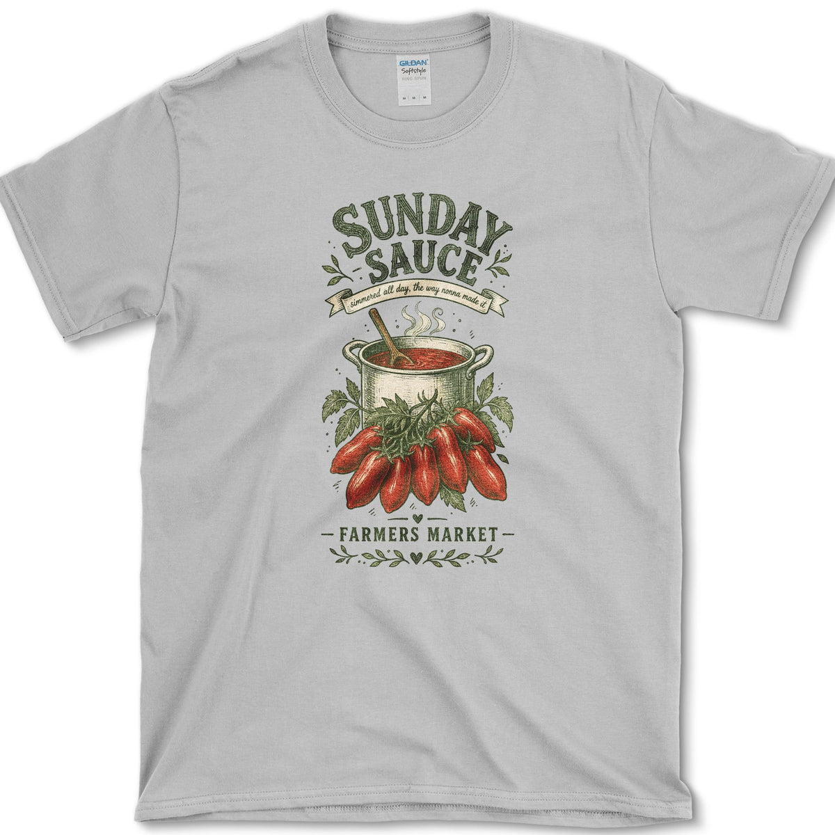 Sunday Sauce T-Shirt S / Sport Grey Essential Tees