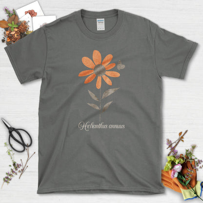 Sunflower Blossom T-Shirt Charcoal / S T-Shirt