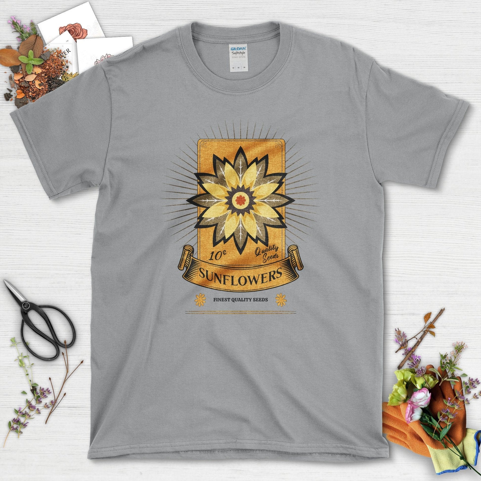 Sunflowers Quality Seeds T-Shirt Sport Grey / S T-Shirt