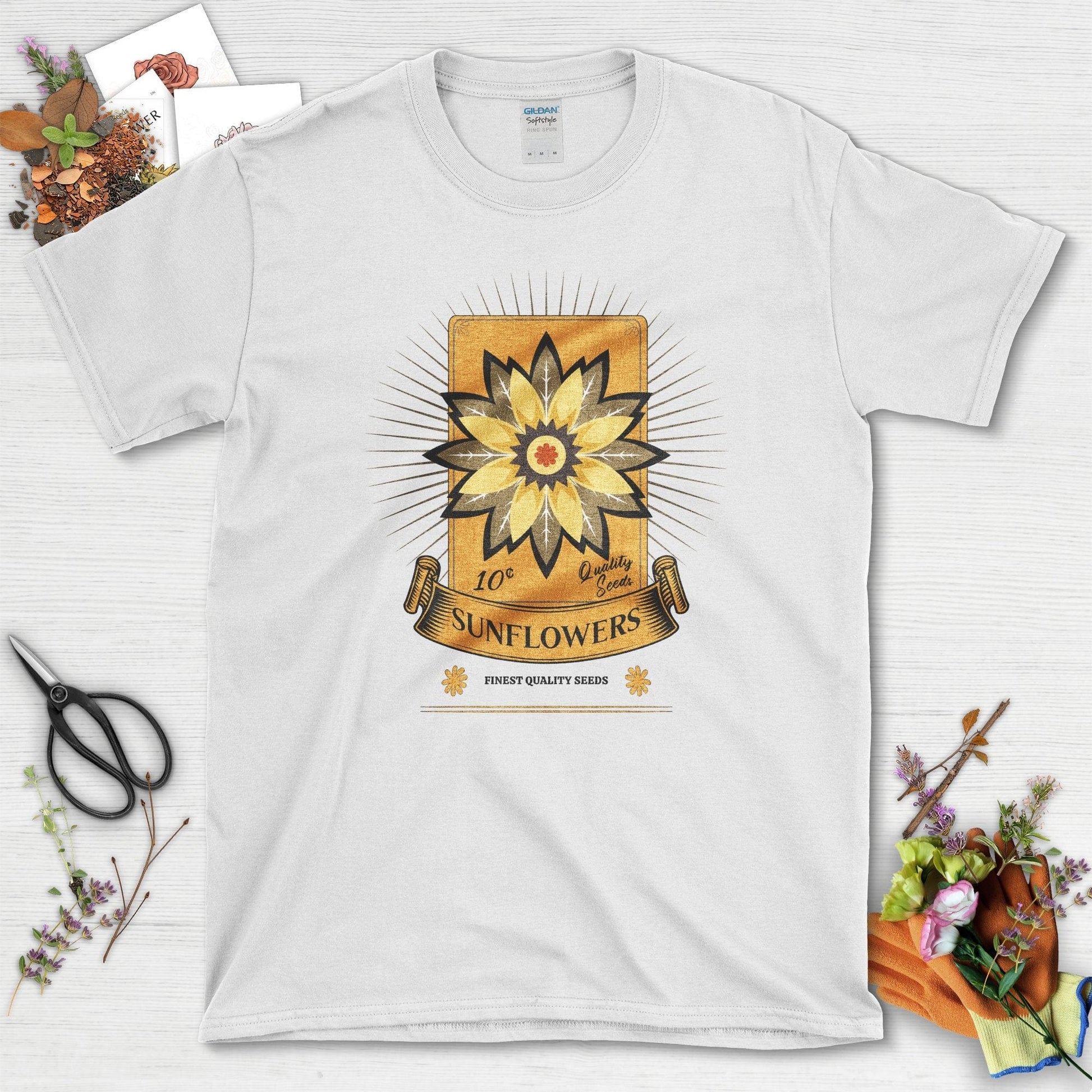 Sunflowers Quality Seeds T-Shirt White / S T-Shirt