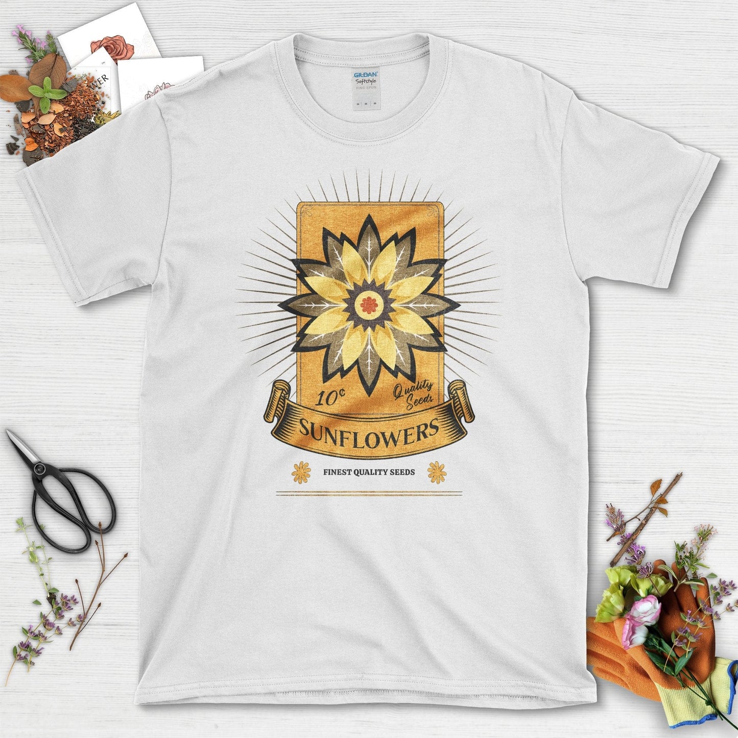 Sunflowers Quality Seeds T-Shirt White / S T-Shirt