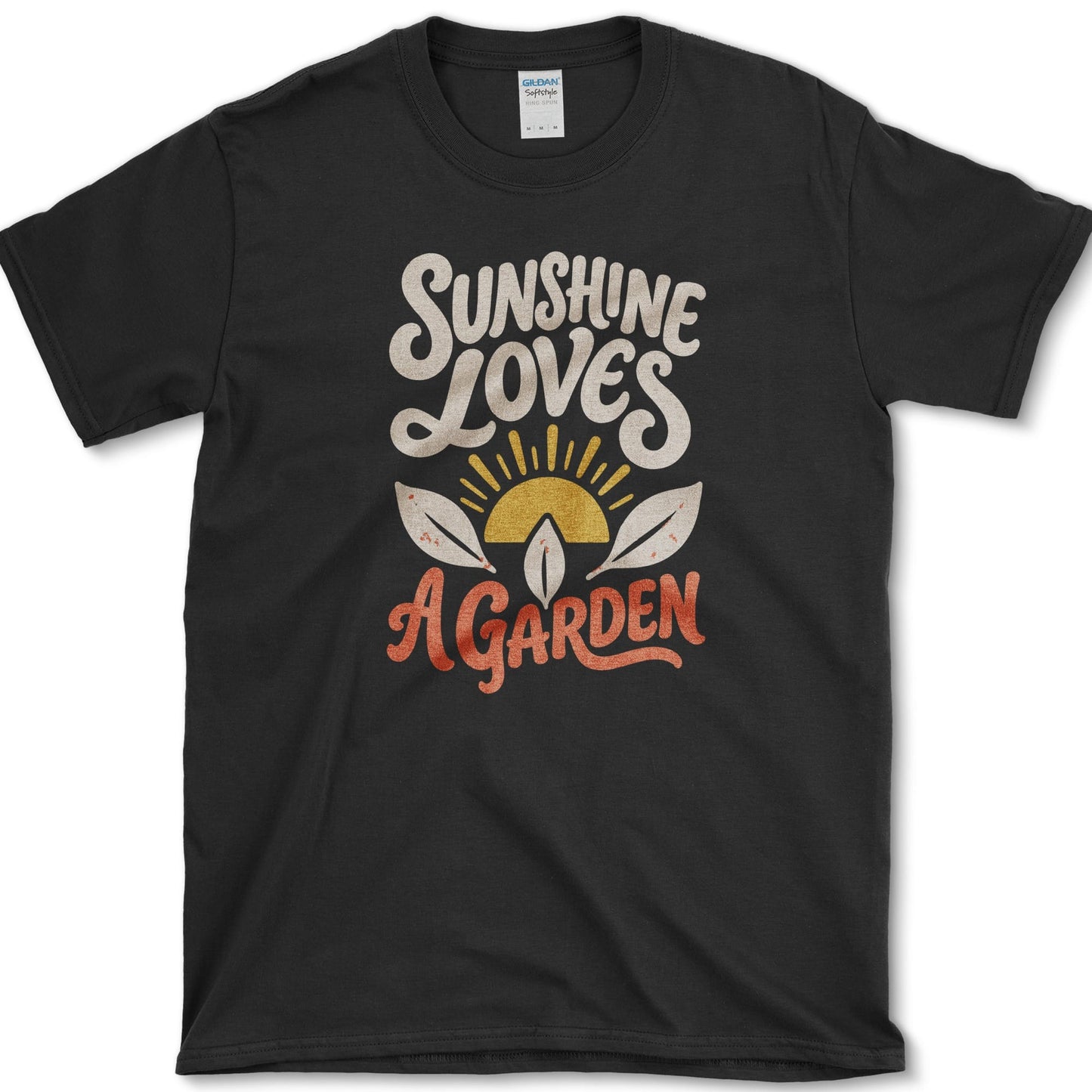 Sunshine Loves A Garden T-Shirt S / Black Essential Tees