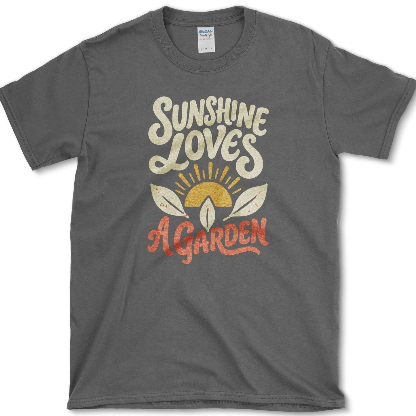 Sunshine Loves A Garden T-Shirt S / Dark Heather Essential Tees