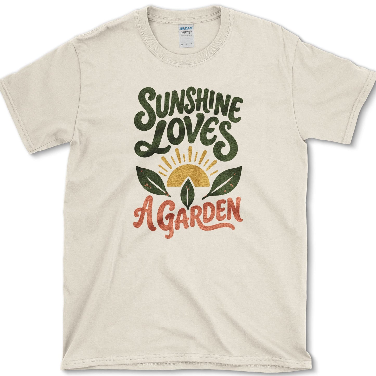 Sunshine Loves A Garden T-Shirt S / Natural Essential Tees