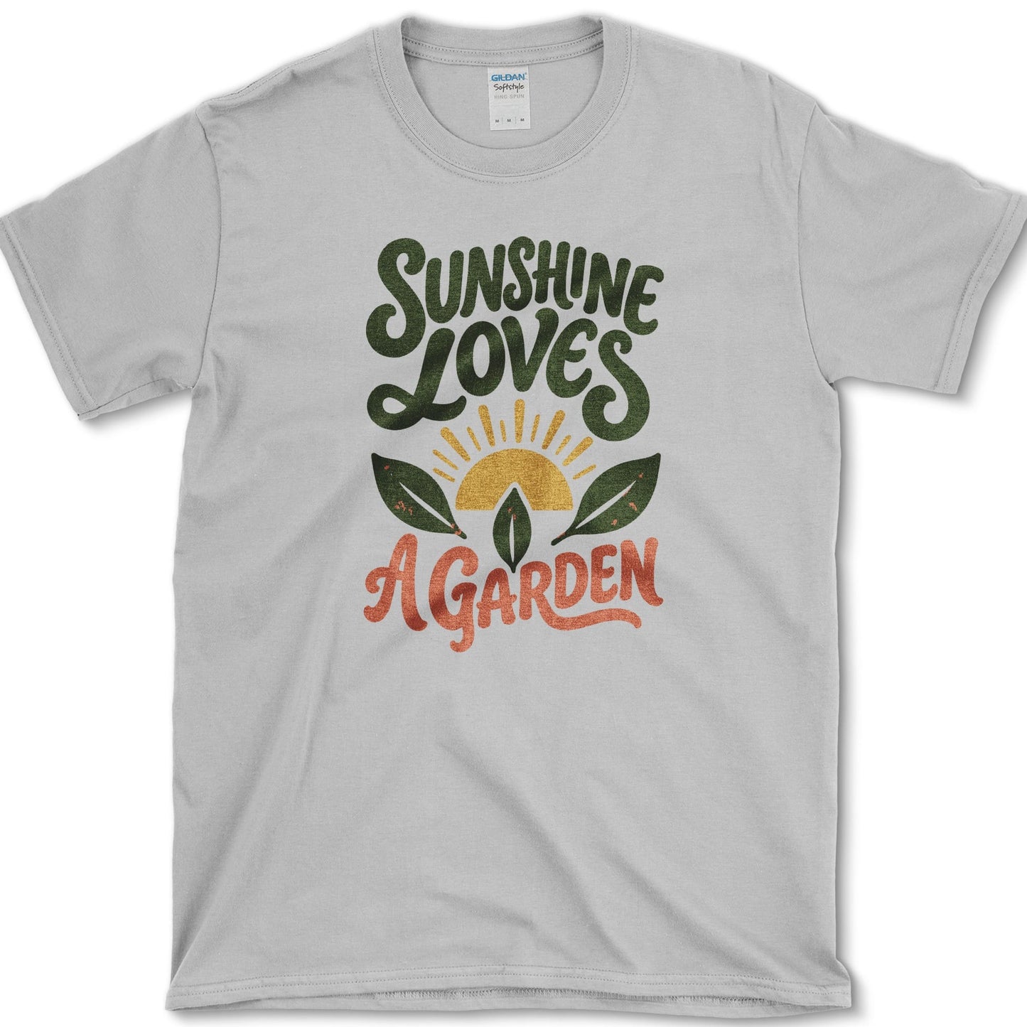 Sunshine Loves A Garden T-Shirt S / Sport Grey Essential Tees