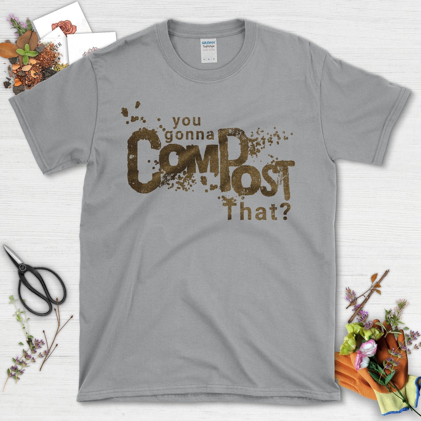 Sustainable Gardening Compost Lover T-Shirt Sport Grey / S T-Shirt