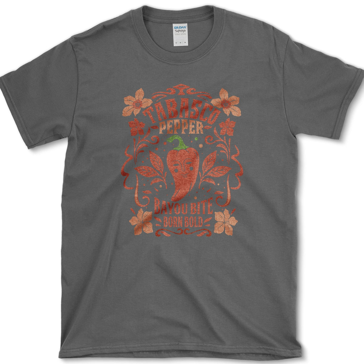 Tabasco Pepper Bayou Bite T-Shirt Dark Heather / S Essential Tees