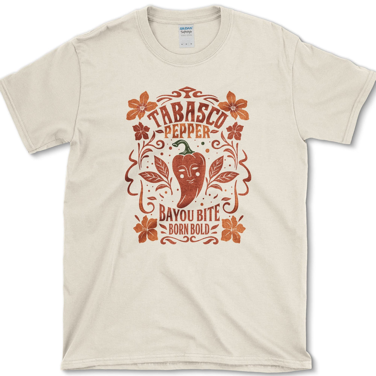 Tabasco Pepper Bayou Bite T-Shirt Natural / S Essential Tees