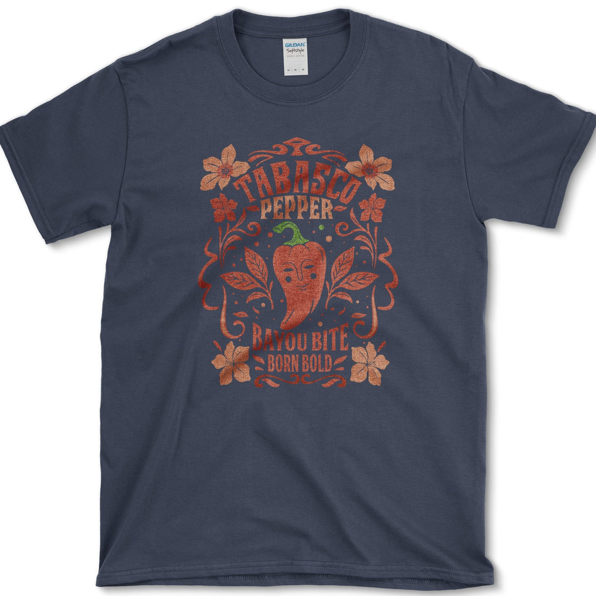 Tabasco Pepper Bayou Bite T-Shirt Navy / S Essential Tees