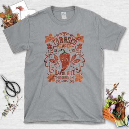 Tabasco Pepper Bayou Bite T-Shirt Sport Grey / M Physical Item