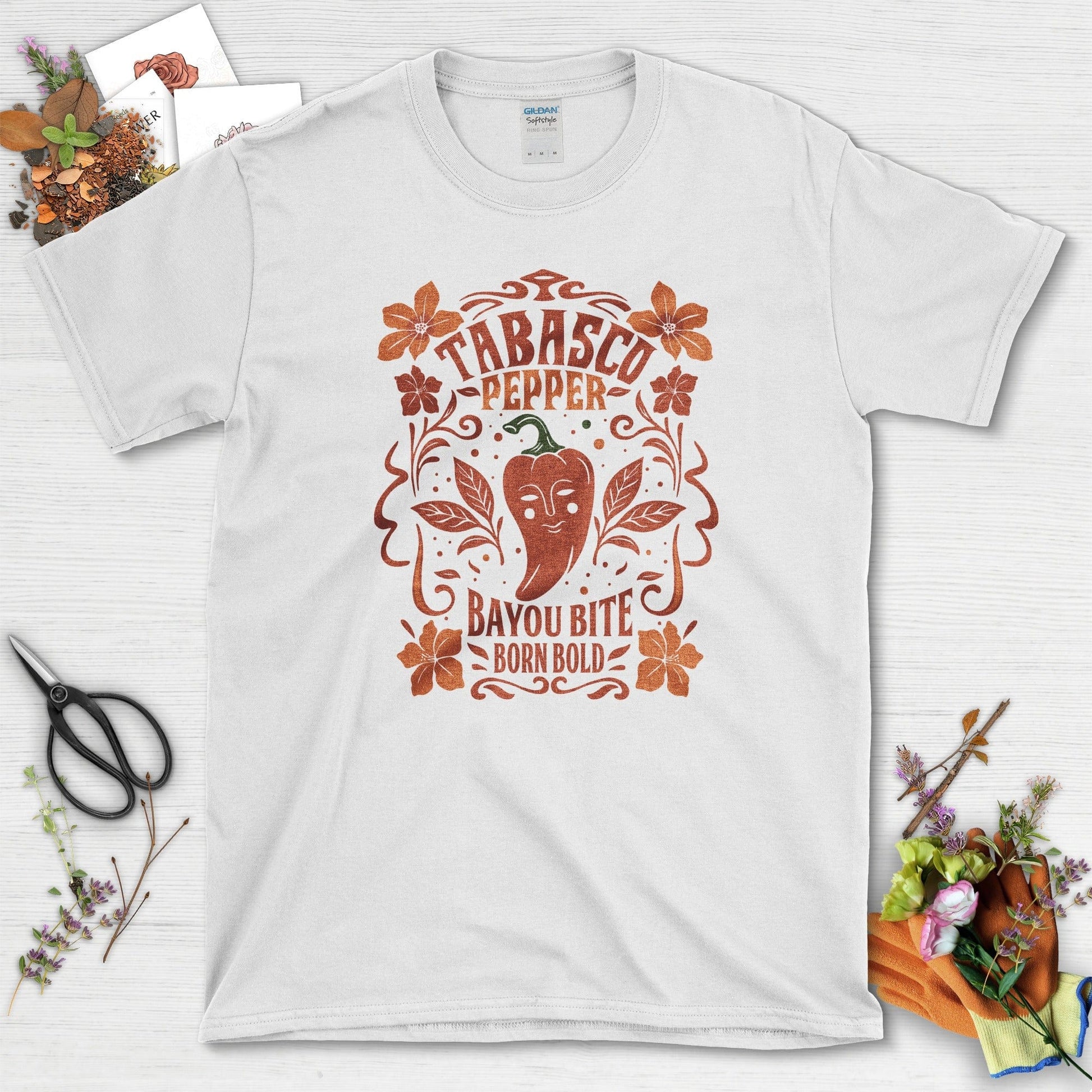 Tabasco Pepper Bayou Bite T-Shirt White / M Physical Item
