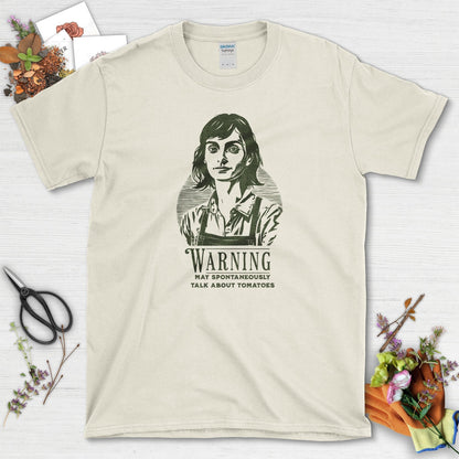 Talk About Tomatoes T-Shirt Natural / S Physical Item