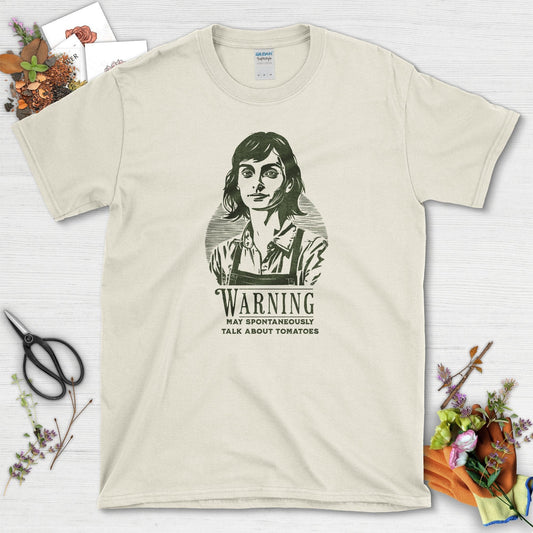 Talk About Tomatoes T-Shirt Natural / S Physical Item